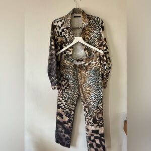 RARE Roberto Cavalli set size small condition amazing